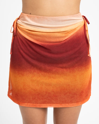 TILTIL Moby Mesh Skirt Orange - Things I Like Things I Love
