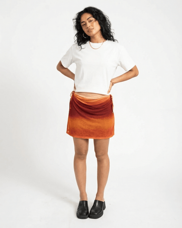 TILTIL Moby Mesh Skirt Orange - Things I Like Things I Love