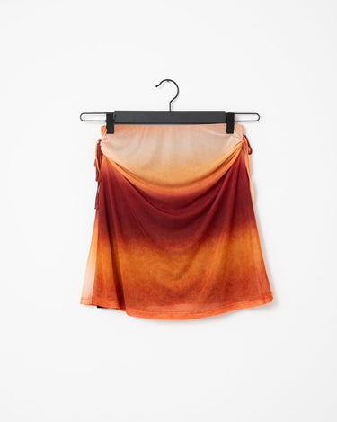 TILTIL Moby Mesh Skirt Orange - Things I Like Things I Love