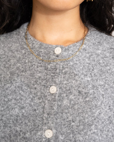 TILTIL Mona Cardigan Grey Melange - Things I Like Things I Love