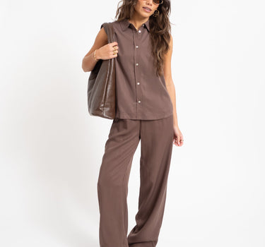 TILTIL Moni Pants Tencel Brown - Things I Like Things I Love