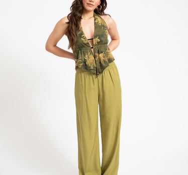 TILTIL Moni Pants Tencel Green - Things I Like Things I Love