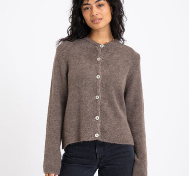 TILTIL Monica Cardigan Melange Brown One Size - Things I Like Things I Love
