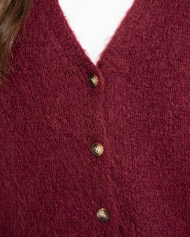 TILTIL Monica Gilet Bordeaux - Things I Like Things I Love