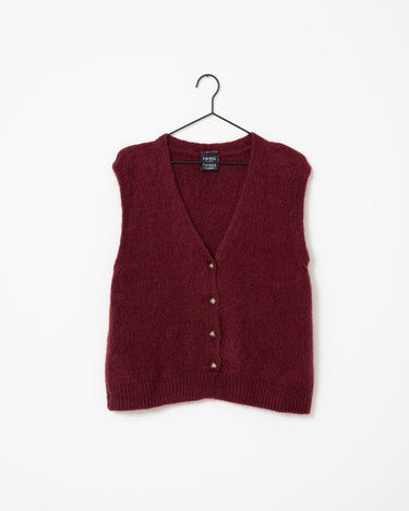 TILTIL Monica Gilet Bordeaux - Things I Like Things I Love