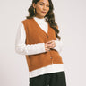 TILTIL Monica Gilet Cognac One Size - Things I Like Things I Love