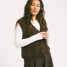 TILTIL Monica Gilet Dark Brown One Size - Things I Like Things I Love