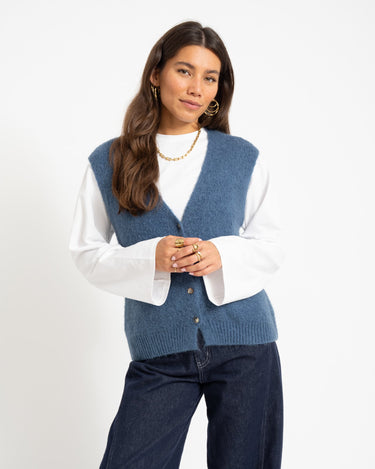 TILTIL Monica Gilet Donkerblauw - Things I Like Things I Love