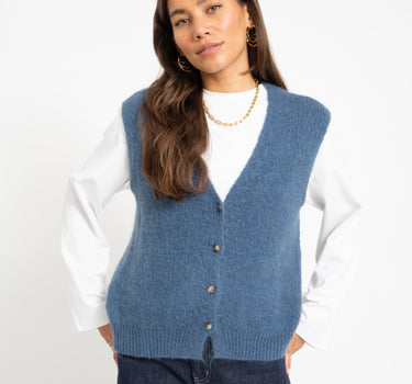 TILTIL Monica Gilet Donkerblauw - Things I Like Things I Love