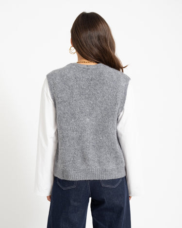 TILTIL Monica Gilet Grijs - Things I Like Things I Love