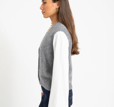TILTIL Monica Gilet Grijs - Things I Like Things I Love