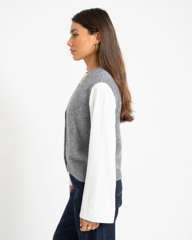 TILTIL Monica Gilet Grijs - Things I Like Things I Love