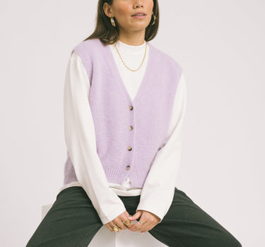 TILTIL Monica Gilet Lilac One Size - Things I Like Things I Love