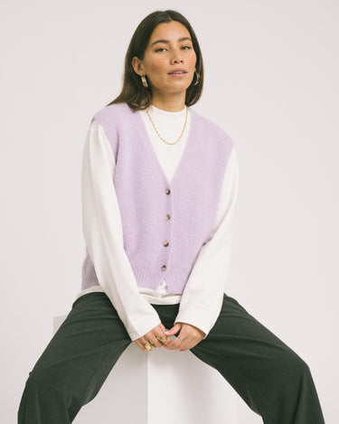TILTIL Monica Gilet Lilac One Size - Things I Like Things I Love