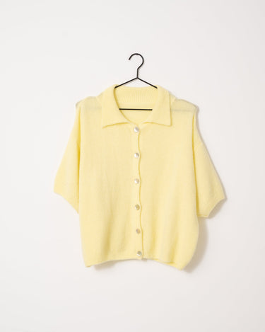 TILTIL Moun Polo Knit Yellow One Size - Things I Like Things I Love