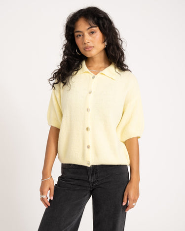 TILTIL Moun Polo Knit Yellow One Size - Things I Like Things I Love