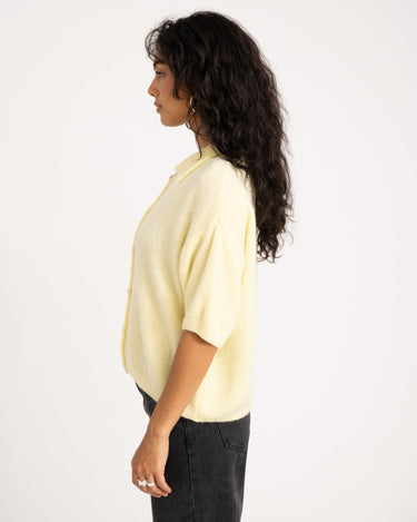 TILTIL Moun Polo Knit Yellow One Size - Things I Like Things I Love