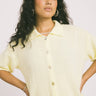 TILTIL Moun Polo Knit Yellow One Size - Things I Like Things I Love