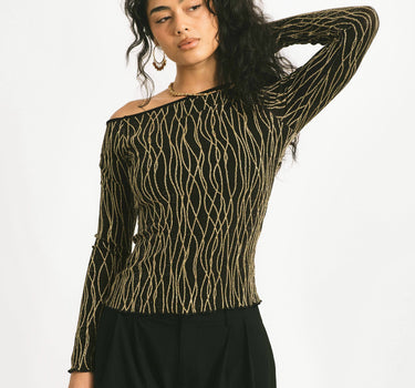 TILTIL Mula Longsleeve Glitter Gold - Things I Like Things I Love