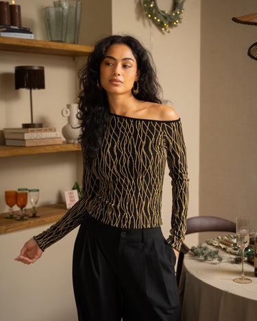 TILTIL Mula Longsleeve Glitter Gold - Things I Like Things I Love