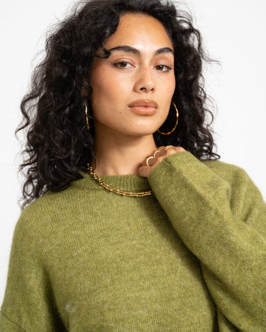 TILTIL Mulla Mohair Pullover Groen - Things I Like Things I Love
