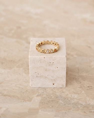 TILTIL Multi Stone Ring Goud - Things I Like Things I Love
