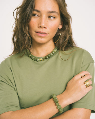 TILTIL Necklace Avocado Glow Gold - Things I Like Things I Love