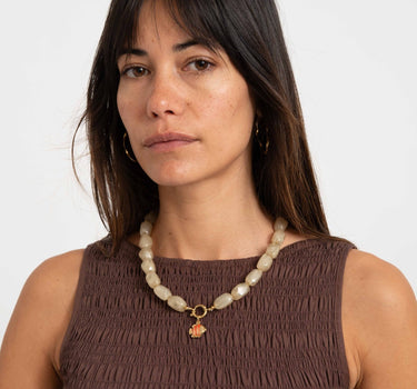 TILTIL Necklace Bead Fish Offwhite - Things I Like Things I Love