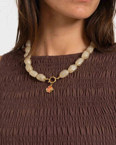 TILTIL Necklace Bead Fish Offwhite - Things I Like Things I Love