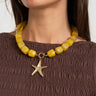 TILTIL Necklace Bead Star Yellow - Things I Like Things I Love