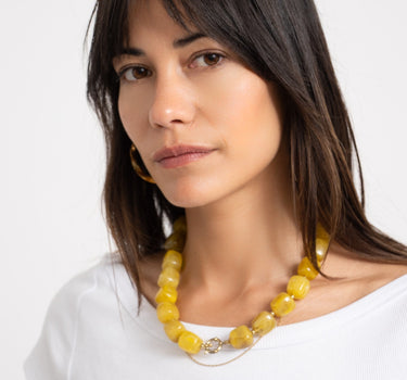 TILTIL Necklace Bead Star Yellow - Things I Like Things I Love