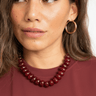 TILTIL Necklace Burgundy Glow Gold - Things I Like Things I Love