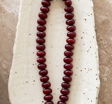 TILTIL Necklace Burgundy Glow Gold - Things I Like Things I Love