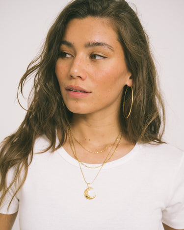 TILTIL Necklace Charm Lunar Gold - Things I Like Things I Love