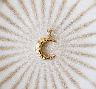 TILTIL Necklace Charm Lunar Gold - Things I Like Things I Love