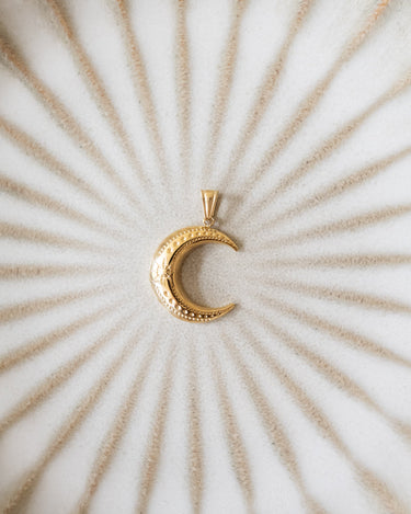 TILTIL Necklace Charm Lunar Gold - Things I Like Things I Love