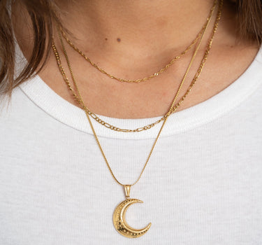 TILTIL Necklace Charm Lunar Gold - Things I Like Things I Love