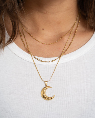 TILTIL Necklace Charm Lunar Gold - Things I Like Things I Love