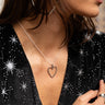 TILTIL Necklace Charm Open Heart Silver - Things I Like Things I Love
