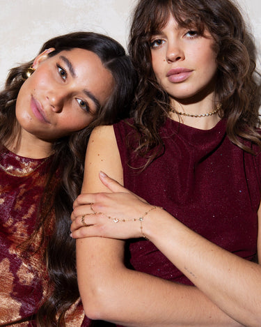 TILTIL Necklace Choker Strass Gold - Things I Like Things I Love