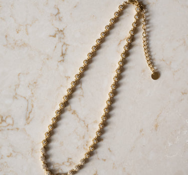 TILTIL Necklace Choker Strass Gold - Things I Like Things I Love