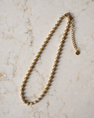 TILTIL Necklace Choker Strass Gold - Things I Like Things I Love