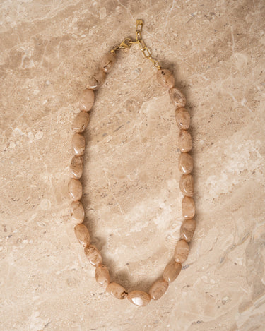 TILTIL Necklace Chunky Bead Taupe - Things I Like Things I Love