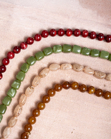 TILTIL Necklace Chunky Bead Taupe - Things I Like Things I Love