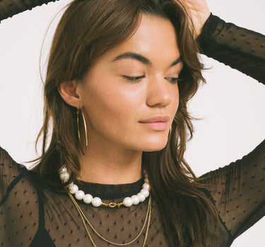 TILTIL Necklace Chunky Pearl Offwhite - Things I Like Things I Love