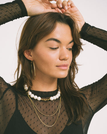 TILTIL Necklace Chunky Pearl Offwhite - Things I Like Things I Love