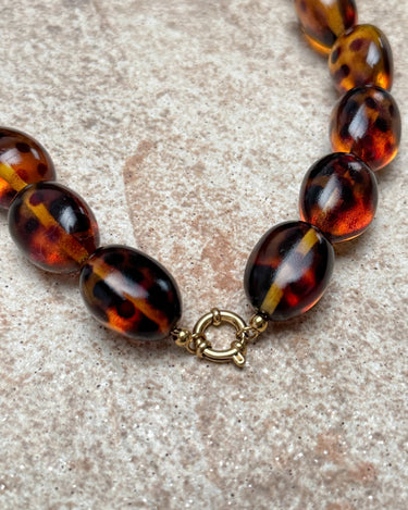 TILTIL Necklace Leo Glow Gold Brown - Things I Like Things I Love