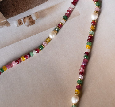 TILTIL Necklace Milly Multistone Beads - Things I Like Things I Love