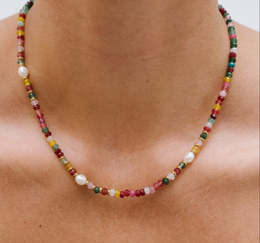 TILTIL Necklace Milly Multistone Beads - Things I Like Things I Love