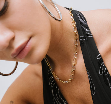 TILTIL Necklace Mixy Chain Gold & Silver - Things I Like Things I Love